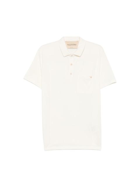 Valentino VGold cotton polo shirt