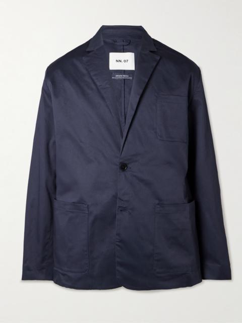 NN07 Timo 10021 Unstructured Stretch Organic Cotton-Twill Blazer