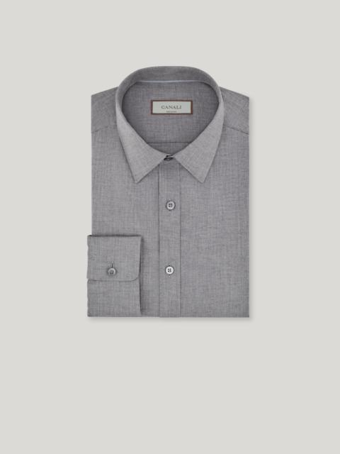 Canali CASUAL REGULAR FIT MICRO-STRUCTURED COTTON SHIRT