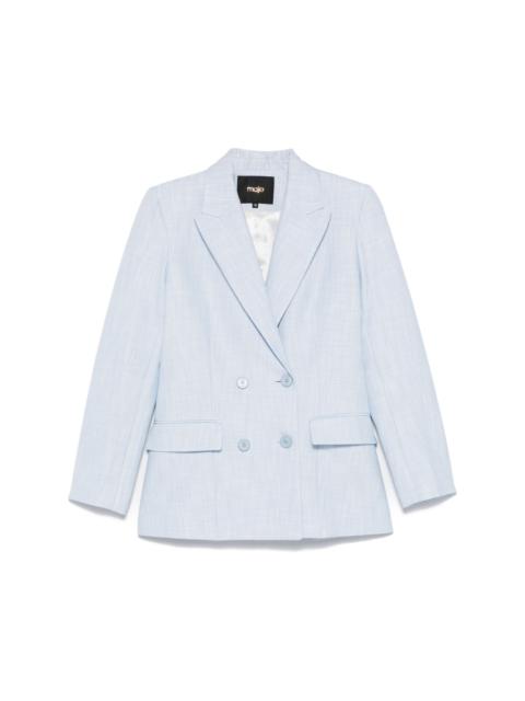 maje double-breasted blazer