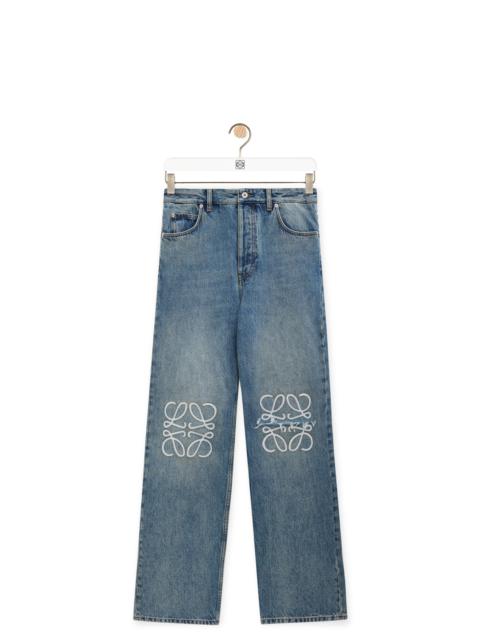 Loewe Anagram baggy jeans in denim