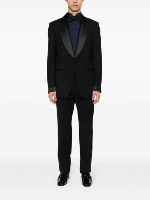 Canali pleat detailing cotton shirt