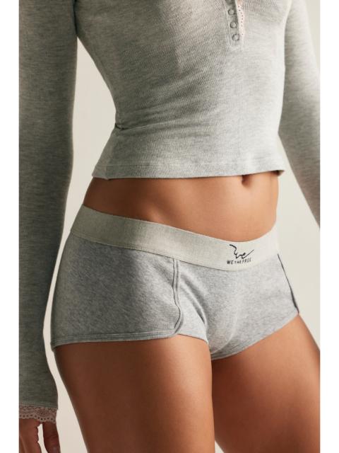 FREE PEOPLE We The Free Cotton Boyshort Undies