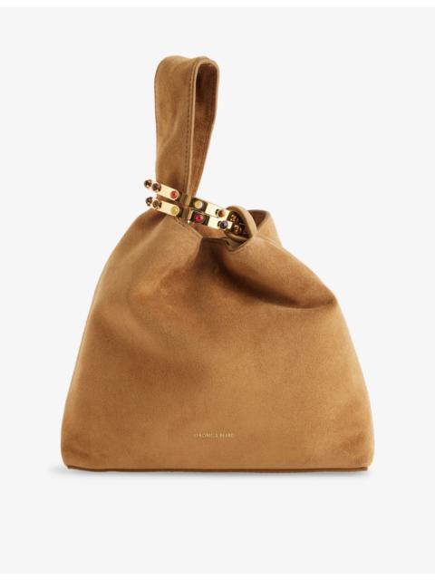VERONICA BEARD Swing Suede Clutch Bag