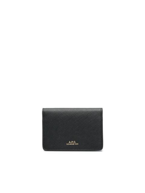 A.P.C. bifold leather wallet