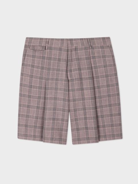 Paul Smith Wool Check Shorts