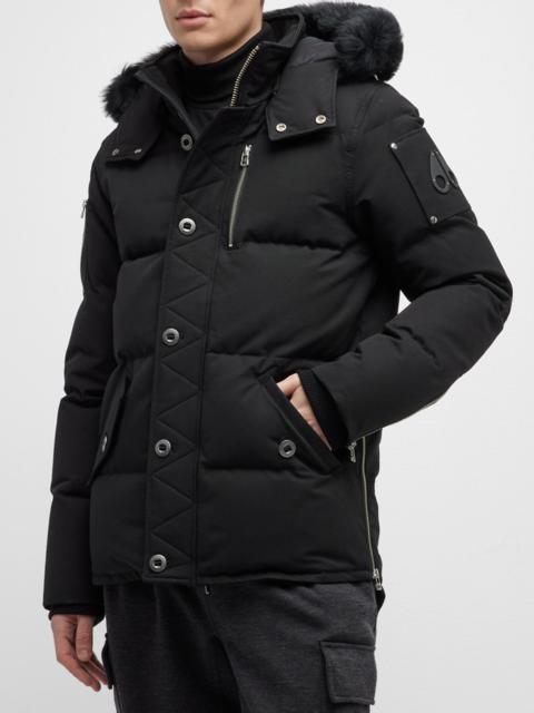 MOOSE KNUCKLES Men's 3Q Puffer Jacket Shearling Trim