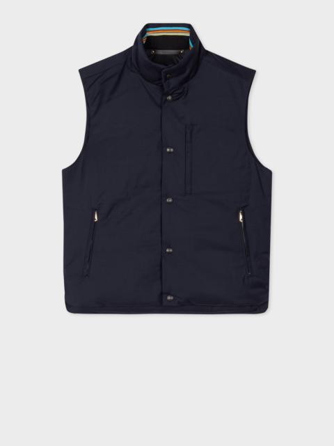 Paul Smith Navy 'Storm System' Wool Gilet