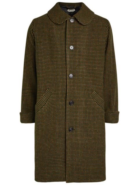 BODE Bode Hedgerow Polka Dot-jacquard Wool Coat
