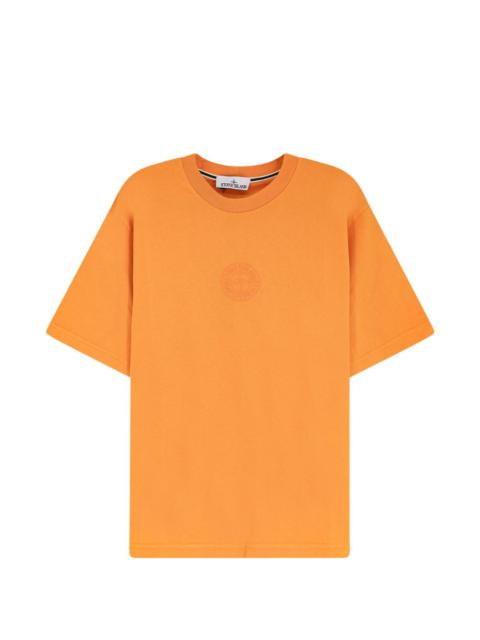 Stone Island crew-neck logo-detail T-shirt