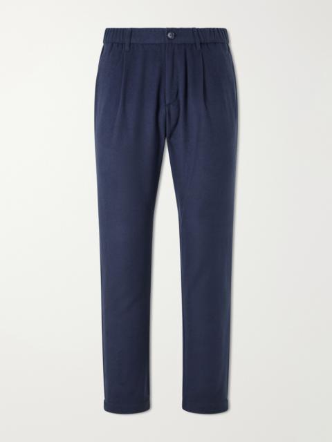Herno Straight-Leg Mélange Flannel Trousers
