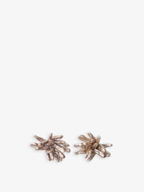 Cluster pearl blush earrings