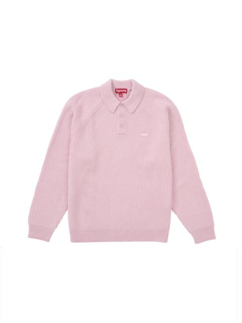 Supreme Supreme Small Box Polo Sweater (FW24) Pink