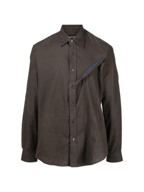 Y/Project long-sleeve button-fastening shirt