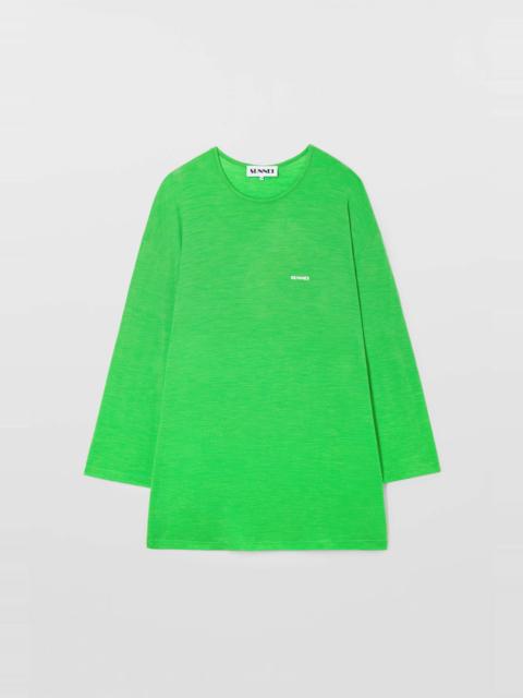 SUNNEI MEGA OVER LONGSLEEVE / bright green