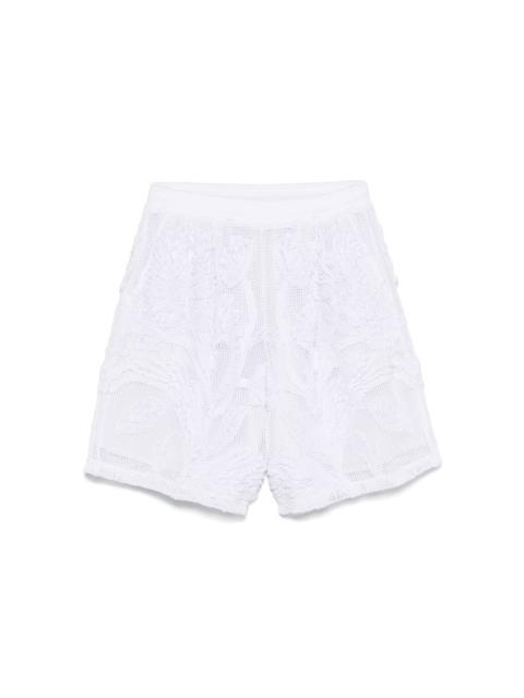 TAAKK embroidered mesh shorts