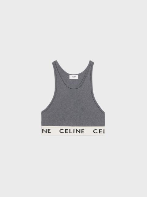 CELINE CELINE ATHLETIC KNIT BRA TOP