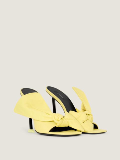 Givenchy BOUDOIR HEELED MULES IN NAPPA LEATHER WITH BOW