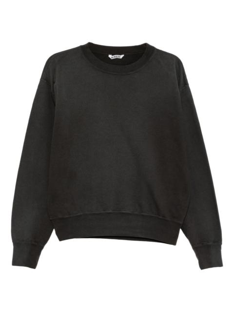 AURALEE dyed pima sweatshirt