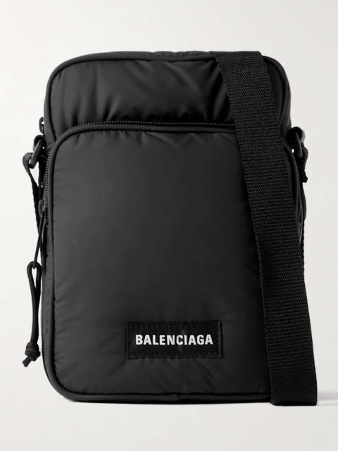 Explorer Logo-Appliquéd Padded Nylon Messenger Bag