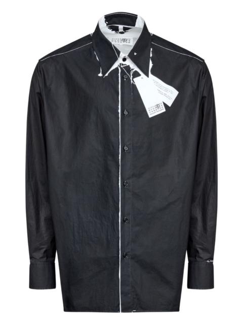 MM6 Maison Margiela contrast-stitching shirt