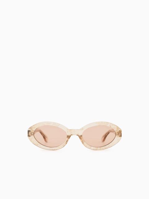 GIORGIO ARMANI WOMEN’S OVAL SUNGLASSES