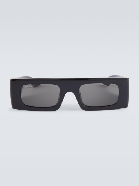 GUCCI Interlocking G rectangular sunglasses