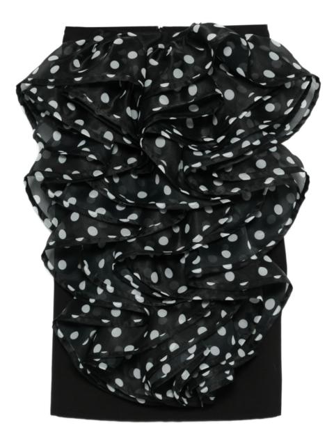 VIKTOR & ROLF ruffled polka-dot mini skirt
