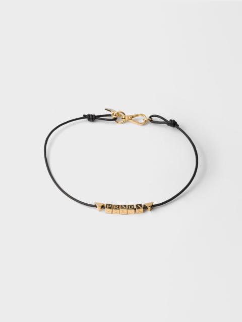Prada Nappa leather choker
