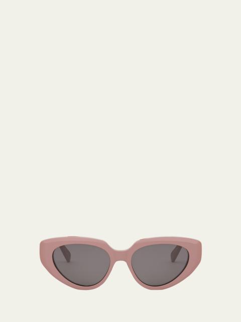 CELINE Bold 3 Dots Acetate Cat-Eye Sunglasses