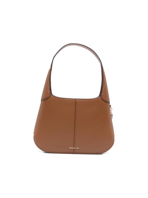 MICHAEL KORS logo charm leather tote bag