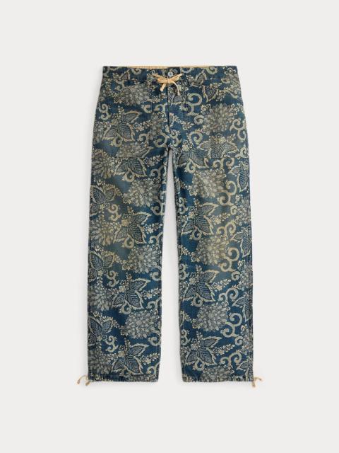 RRL by Ralph Lauren Indigo Print Woven Pant