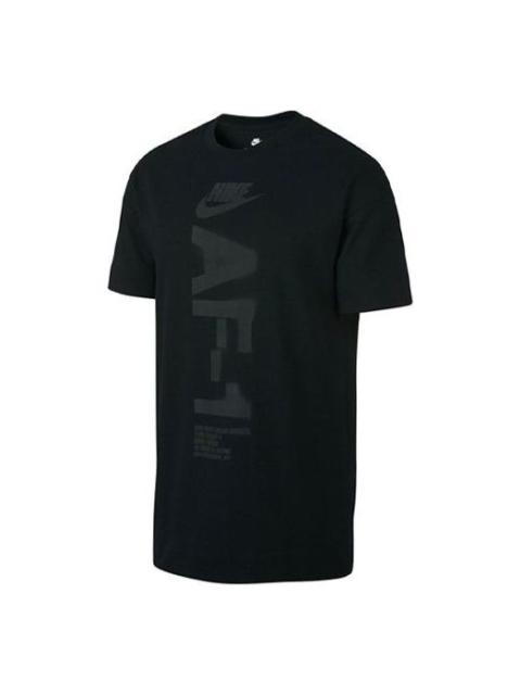 Nike Nike Athleisure Casual Sports Round Neck Breathable Short Sleeve Black AH4067-010