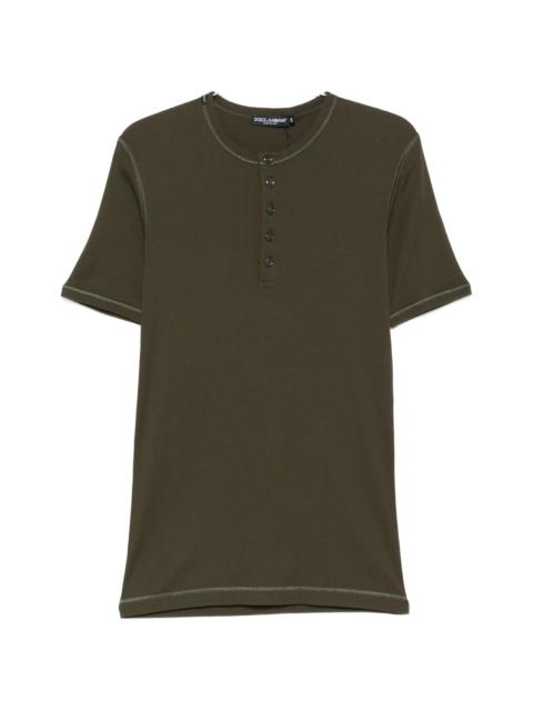 Dolce & Gabbana Dolce & Gabbana Buttoned T-shirt