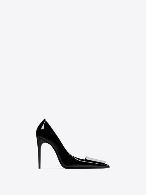 SAINT LAURENT avenue pumps in patent leather