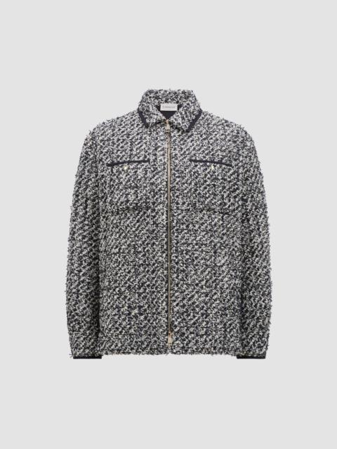 Moncler Tweed Down Shirt Jacket