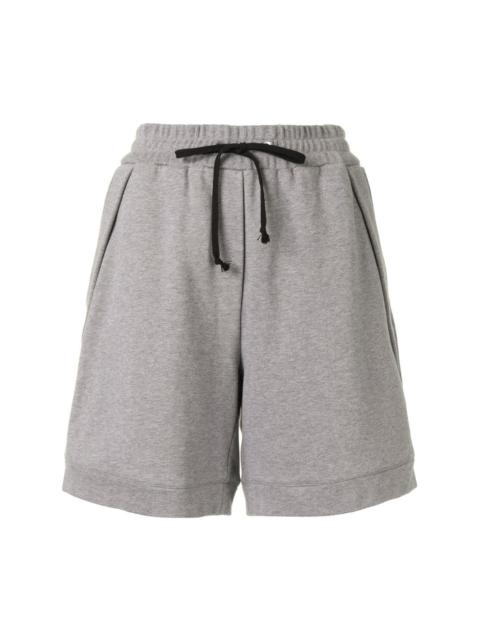relaxed track shorts