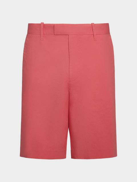 Vince Men's Italian Cotton Extended-Tab Shorts