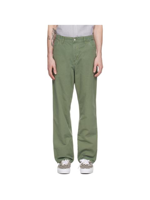 Green Single Knee Trousers