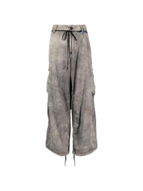 Vintage washed cargo trousers