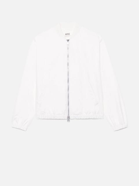 AMI Paris Zipped Bomber With Ami De Cœur Patch