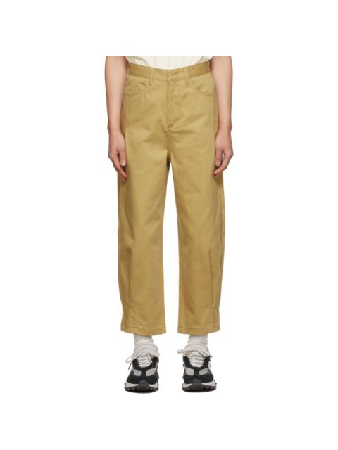 ADER error Beige Boris Chino Trousers