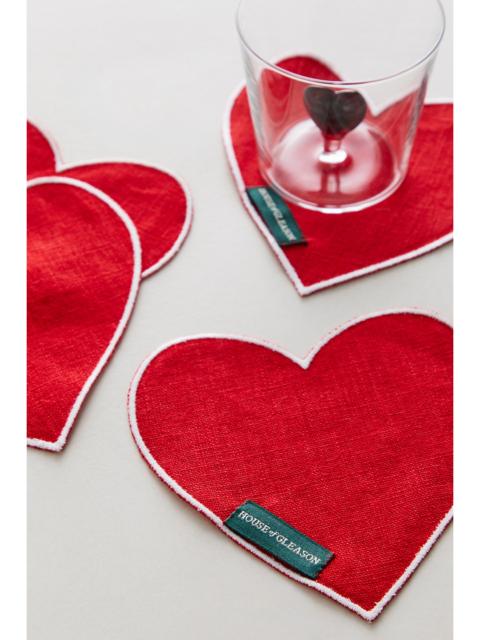 FREE PEOPLE Heart Cocktail Napkins