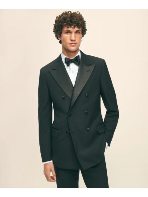 Brooks Brothers Black Fleece Peak Lapel Tuxedo in Wool-Silk