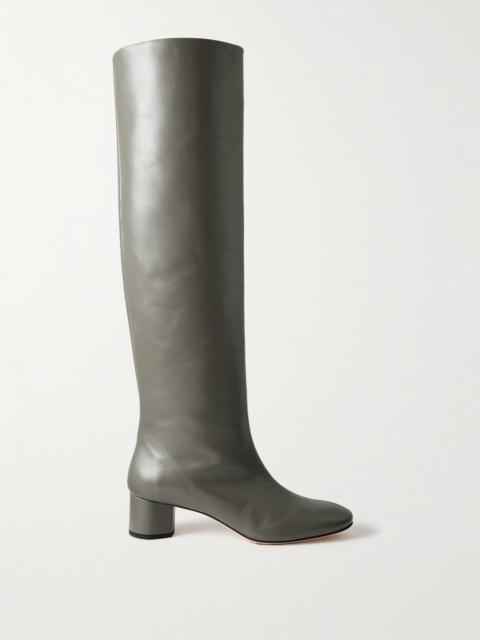 Aeyde Willa Leather Knee Boots