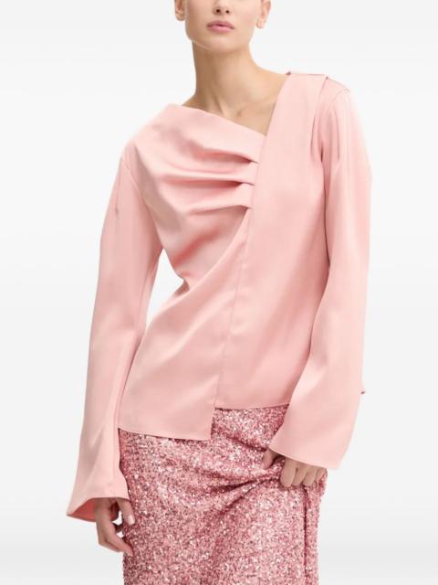 STINE GOYA draped V-neck top