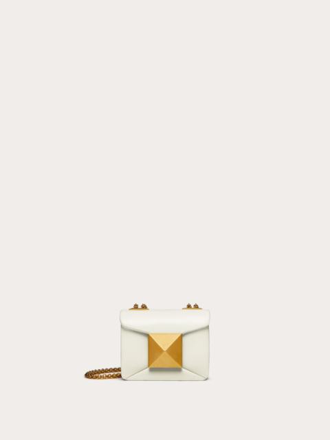 Valentino ONE STUD NAPPA MICRO BAG WITH CHAIN