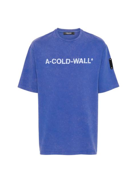 A-COLD-WALL* Overdye Logo cotton T-shirt
