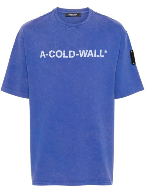 A-COLD-WALL* Overdye Logo cotton T-shirt