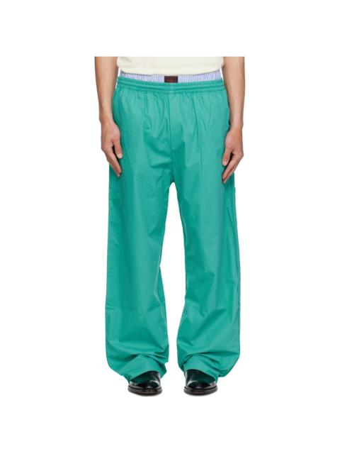 WILLY CHAVARRIA Blue Ruff Rider Track Pants